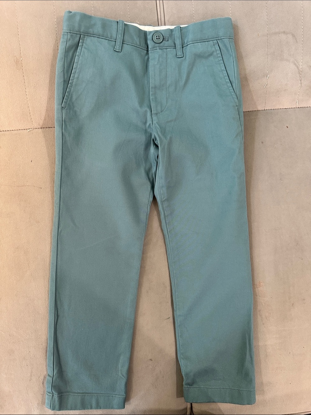 Crewcuts Teal Straight-Fit Chino Pants